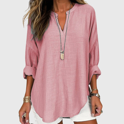 Van Elst Mode® | Lenara Elegante en Luchtige Strandblouse