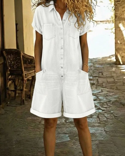 Van Elst Mode® | Elegante denim jumpsuit