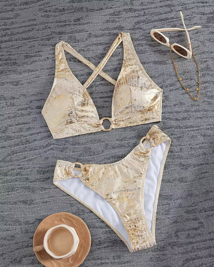 Metaal Gesp Ontwerp Bikini