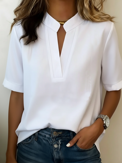 Van Elst Mode® | Elegant T-shirt met korte mouwen (TIJDELIJK 1+1 GRATIS!)