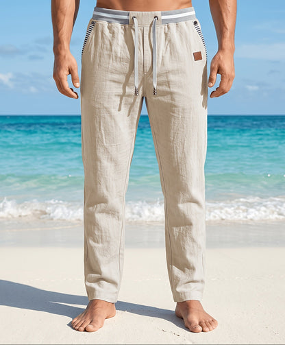 Van Elst Mode® | Heren Lichtgewicht Linnen Zomer Broek