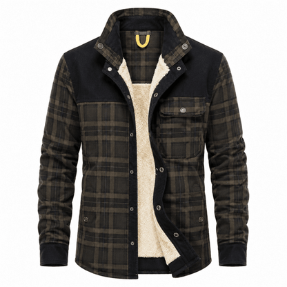 Van Elst Mode® | Comfortabele geruite heren jas
