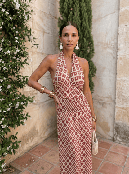 Elegante Jurk met Off-Shoulder Ontwerp