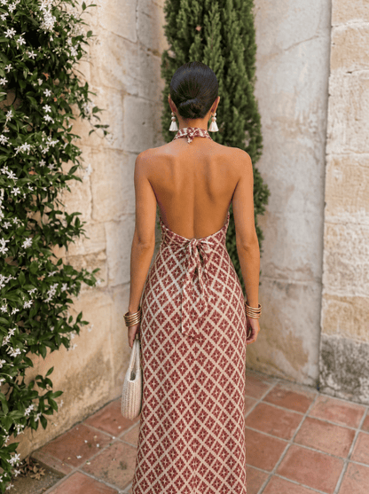 Elegante Jurk met Off-Shoulder Ontwerp