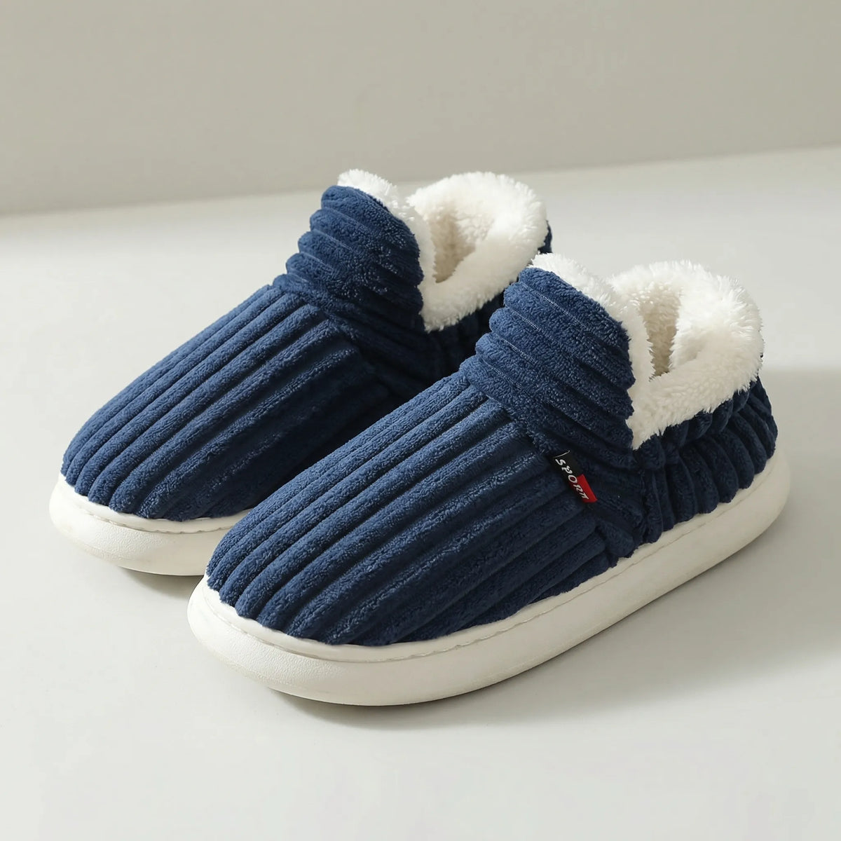 Van Elst Mode® | Zachte Geribbelde Comfortsloffen