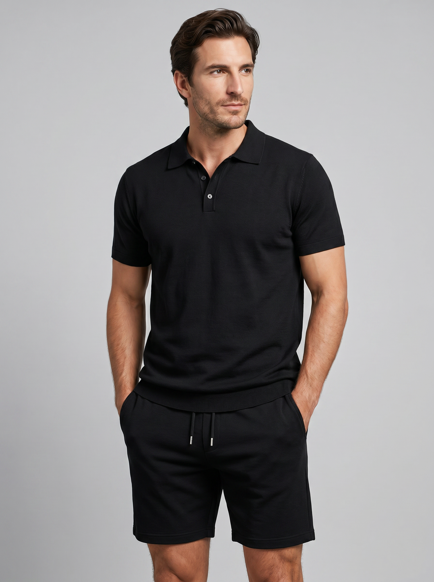 Van Elst Mode® | Polo En Shorts Set Heren Zomer Casual