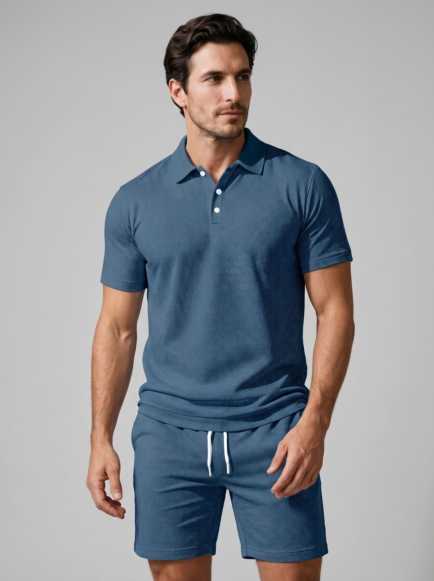 Van Elst Mode® | Polo En Shorts Set Heren Zomer Casual