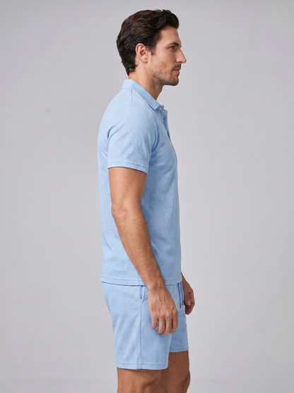 Van Elst Mode® | Polo En Shorts Set Heren Zomer Casual