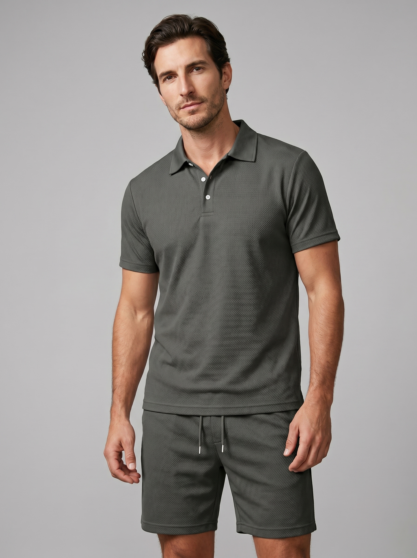 Van Elst Mode® | Polo En Shorts Set Heren Zomer Casual