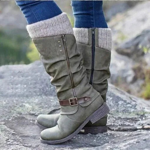 Van Elst Mode® | Enkellaarsjes met Zijkleur