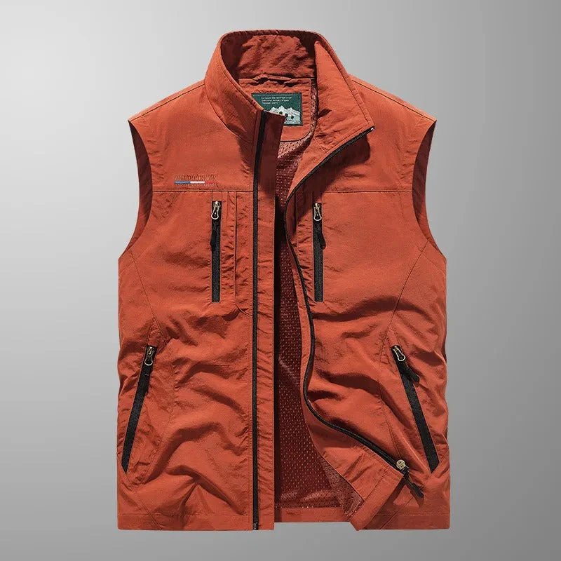 Van Elst Mode® | Ademend bodywarmer met meerdere zakken