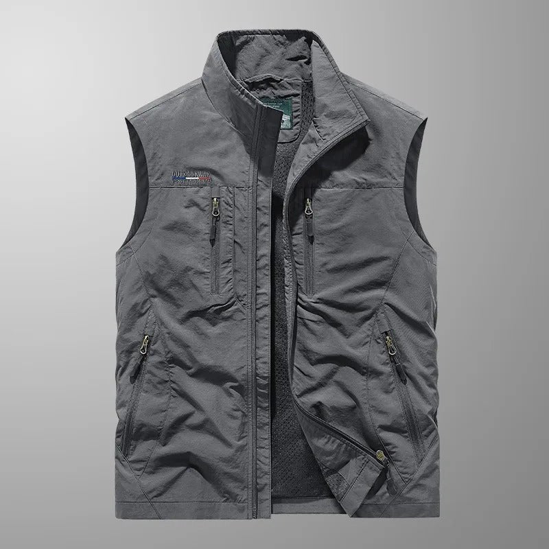 Van Elst Mode® | Ademend bodywarmer met meerdere zakken