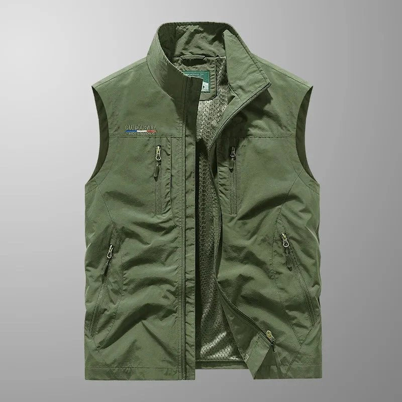 Van Elst Mode® | Ademend bodywarmer met meerdere zakken