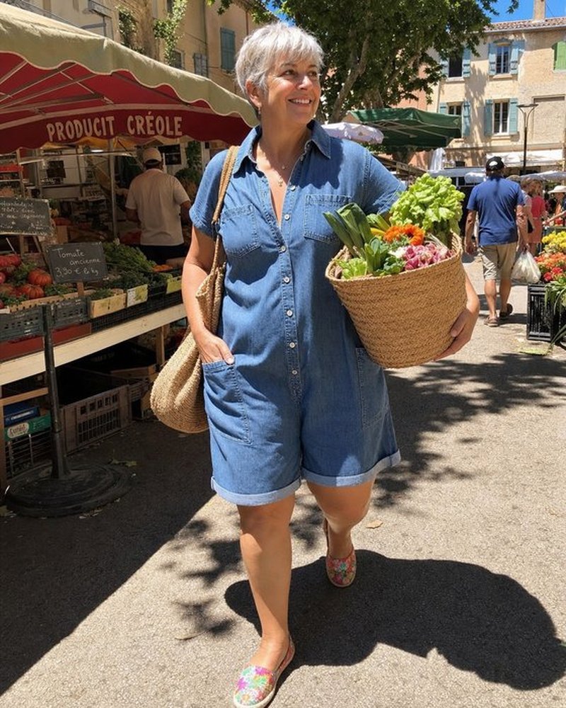 Van Elst Mode® | Elegante denim jumpsuit
