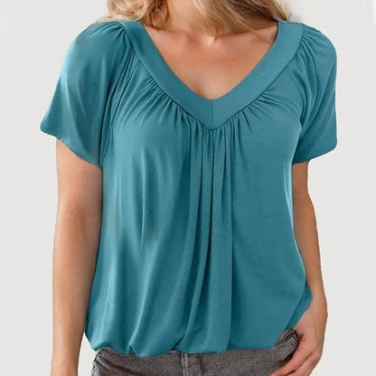 Van Elst Mode® | Elegant dames t-shirt met v-hals