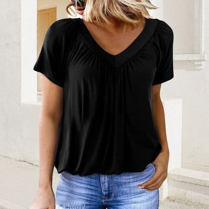 Van Elst Mode® | Elegant dames t-shirt met v-hals