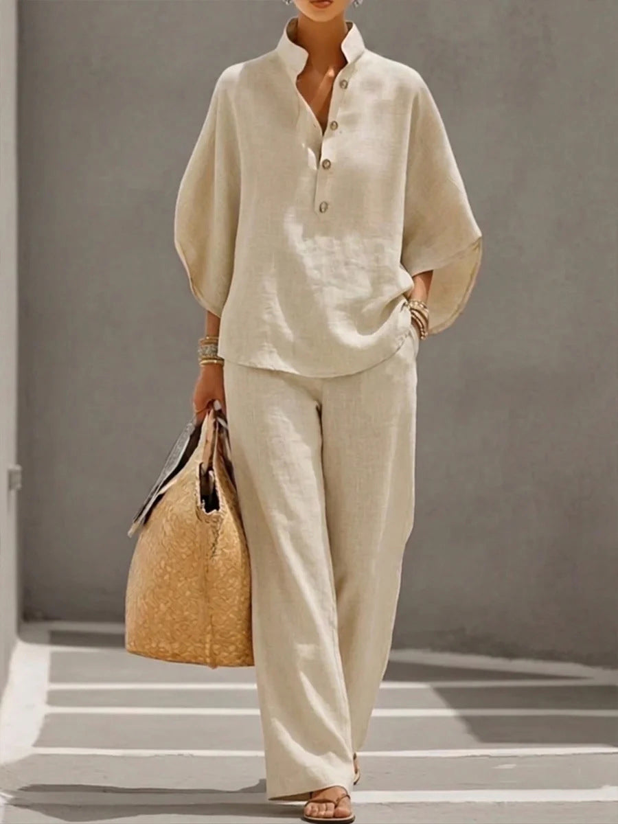 Twee-delige casual en elegante set voor dames