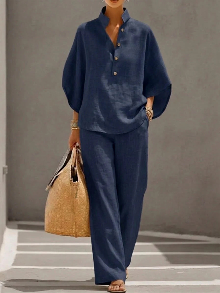 Twee-delige casual en elegante set voor dames
