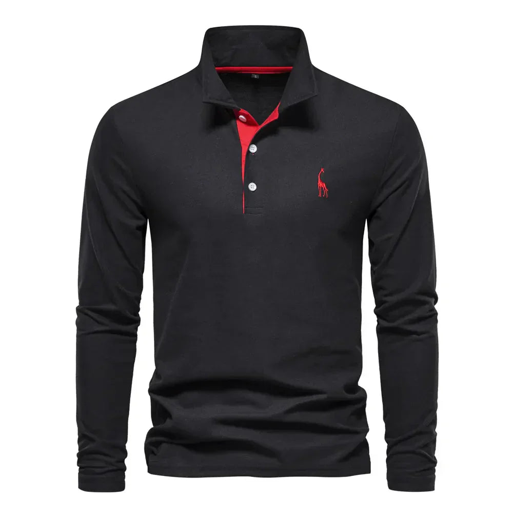 Van Elst Mode® | Polo met Lange Mouwen