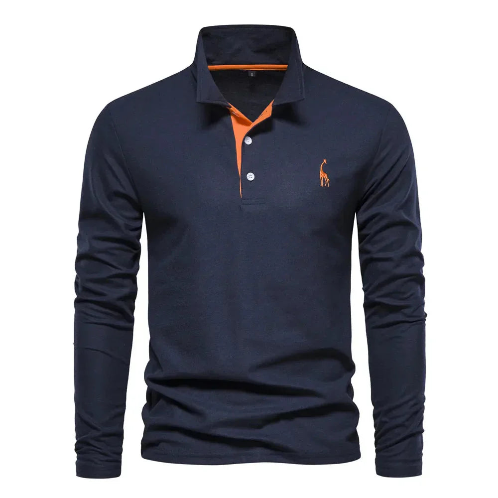 Van Elst Mode® | Polo met Lange Mouwen