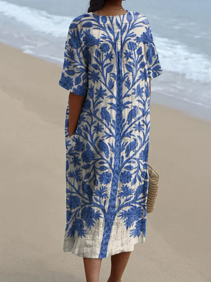 Van Elst Mode® | Zomerse bloemenprint jurk